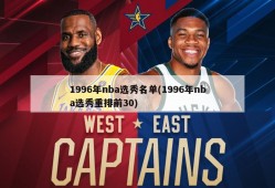 1996年nba选秀名单(1996年nba选秀重排前30)