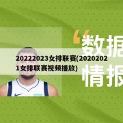 20222023女排联赛(20202021女排联赛视频播放)