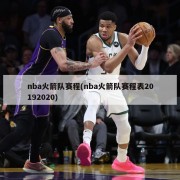 nba火箭队赛程(nba火箭队赛程表20192020)